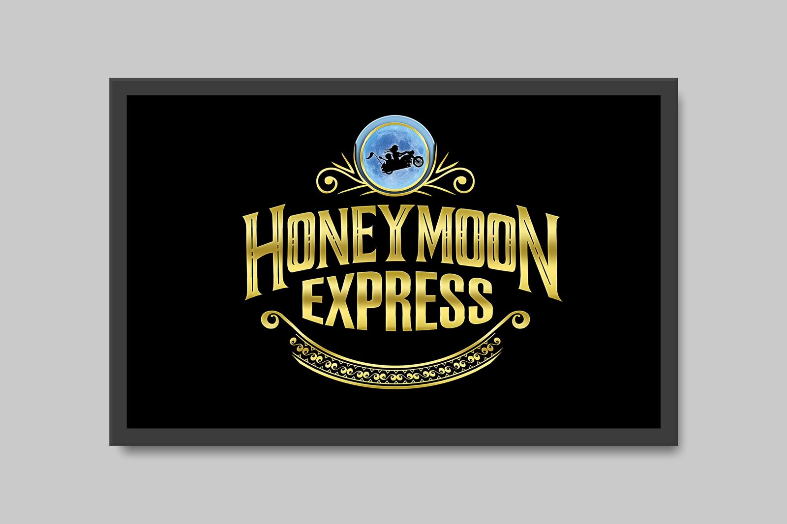 HoneyMoon Express English Title Design